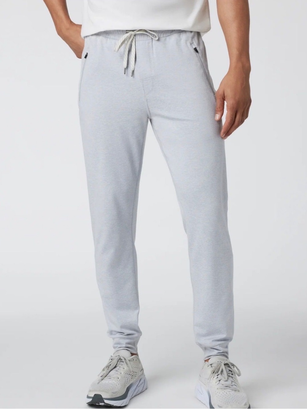 Vuori Light Gray Drawstring Joggers